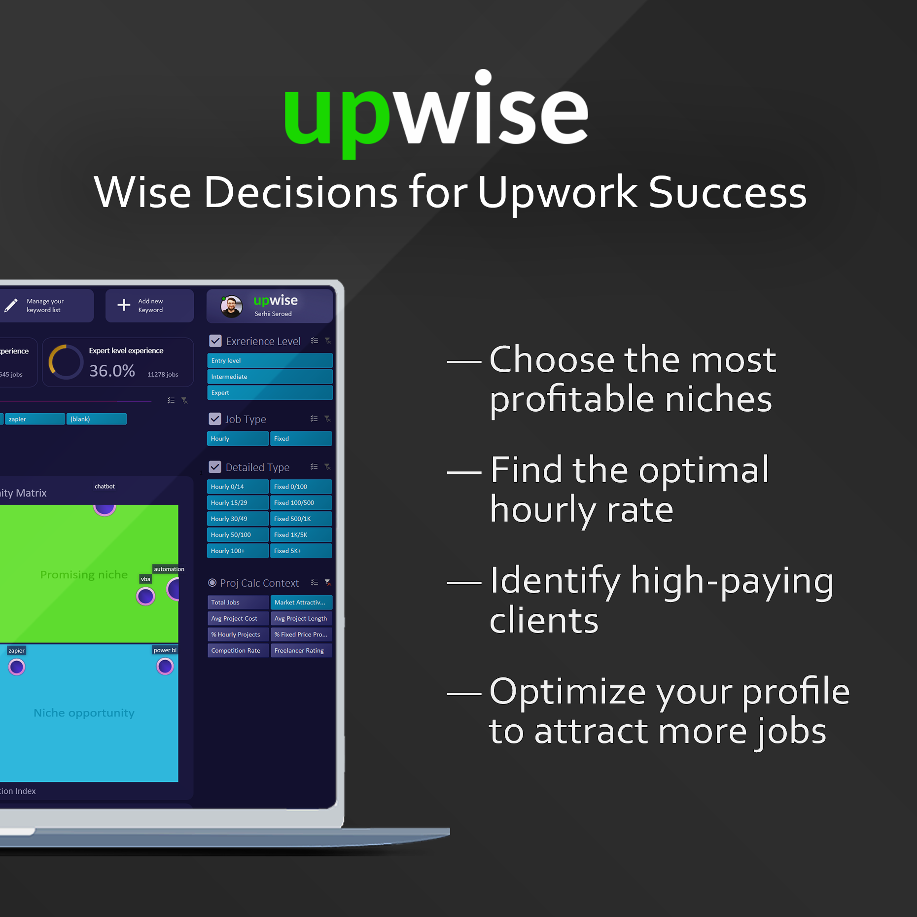 UpWise – Wise Decisions for Upwork Success